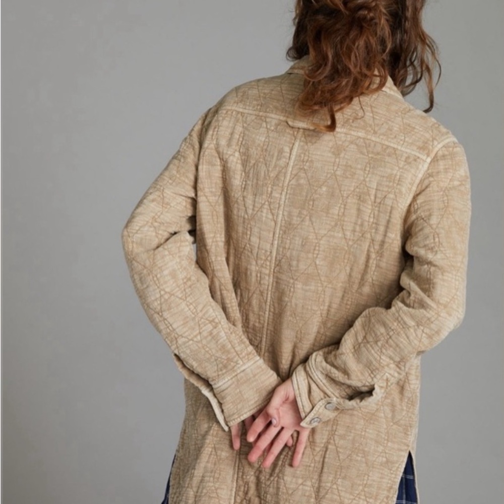 Pilcro Anthropologie | The Fielder Quilted Shirt Jacket - Picture 3 of 10